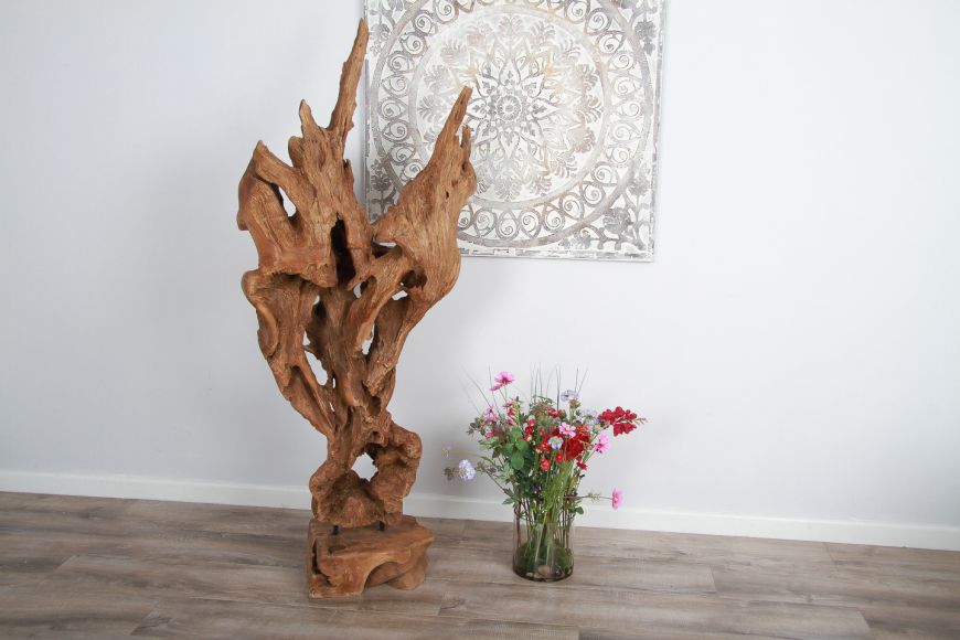 Teak Root Sculpture - Sustainable Furniture