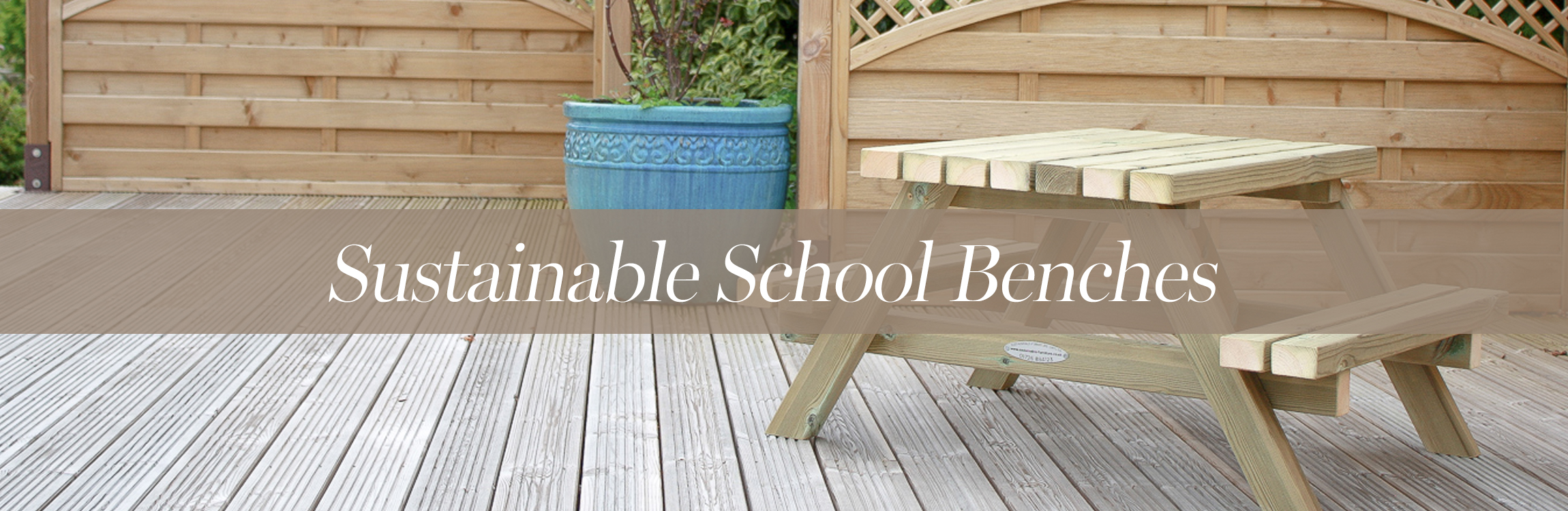 Commerical School Benches and Garden Furniture - Sustainable Furniture