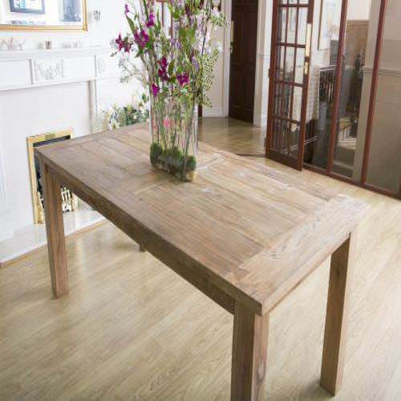 2.6m Reclaimed Teak Mexico Dining Table