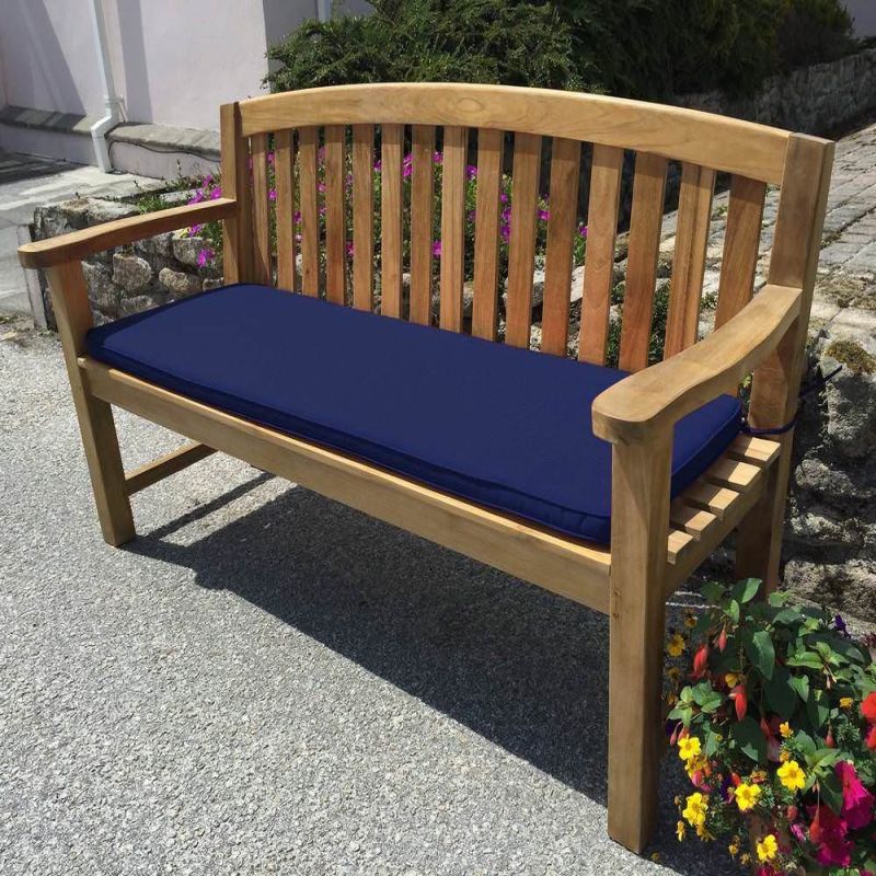 Blue Bench Cushion
