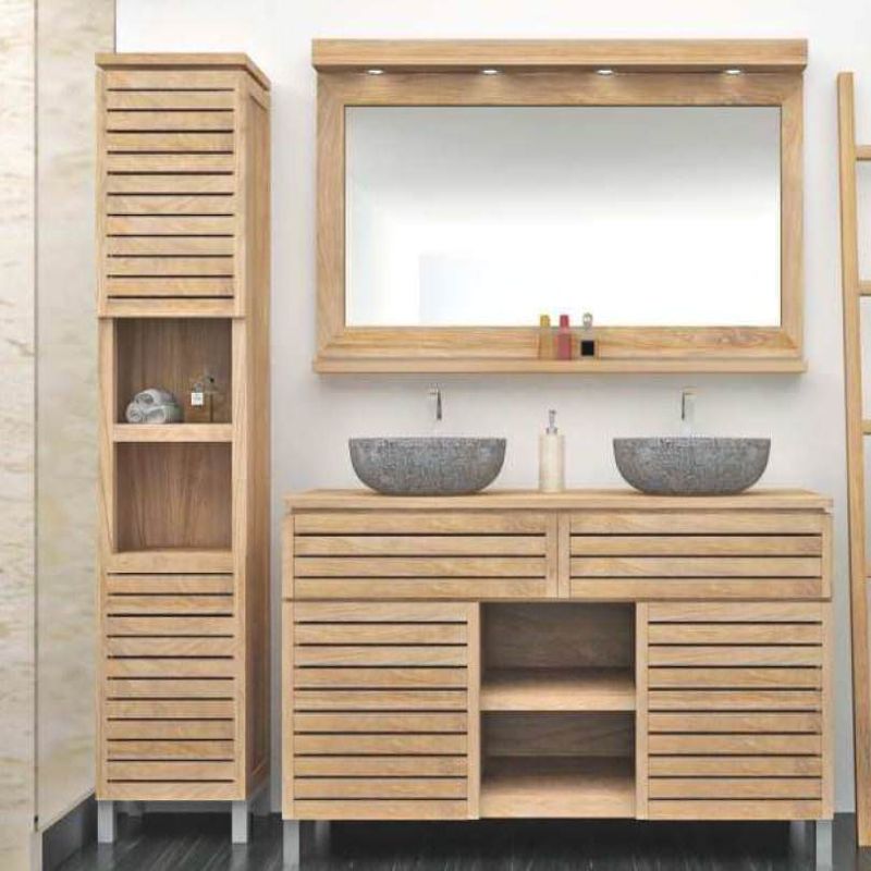 Diva Washstand with Cupboards, Drawer and Shelves - 105cm X 80cm