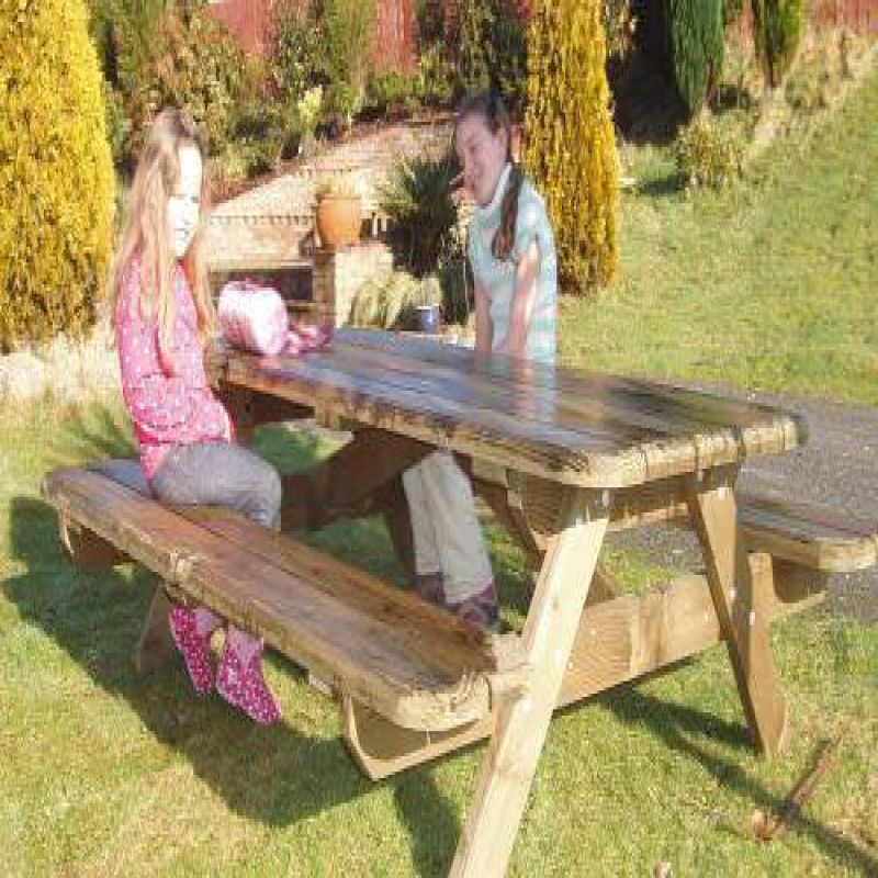 Douglas Fir Traditional Children's Picnic Bench