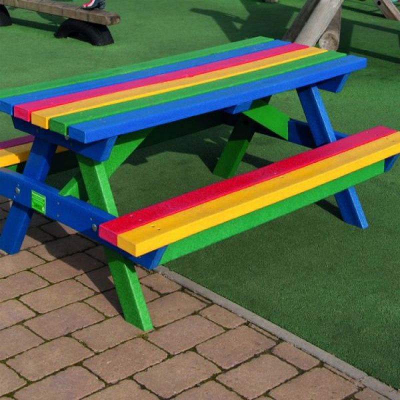 Junior Recycled Plastic Heavy Duty Picnic Bench