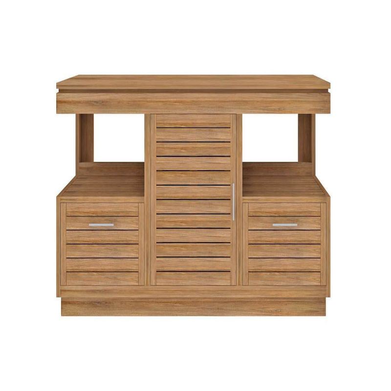 Oasis Teak Washstand with One Cupboard and Two Drawers - 140cm X 80cm