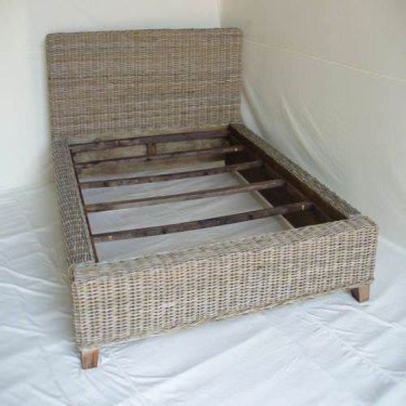 Natural Wicker Bed - Rama
