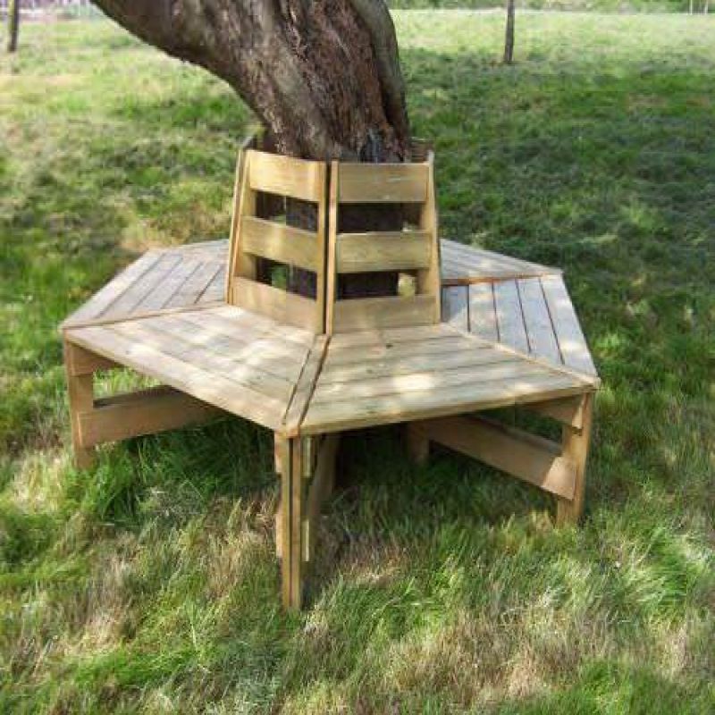Swedish Redwood Tree Seat