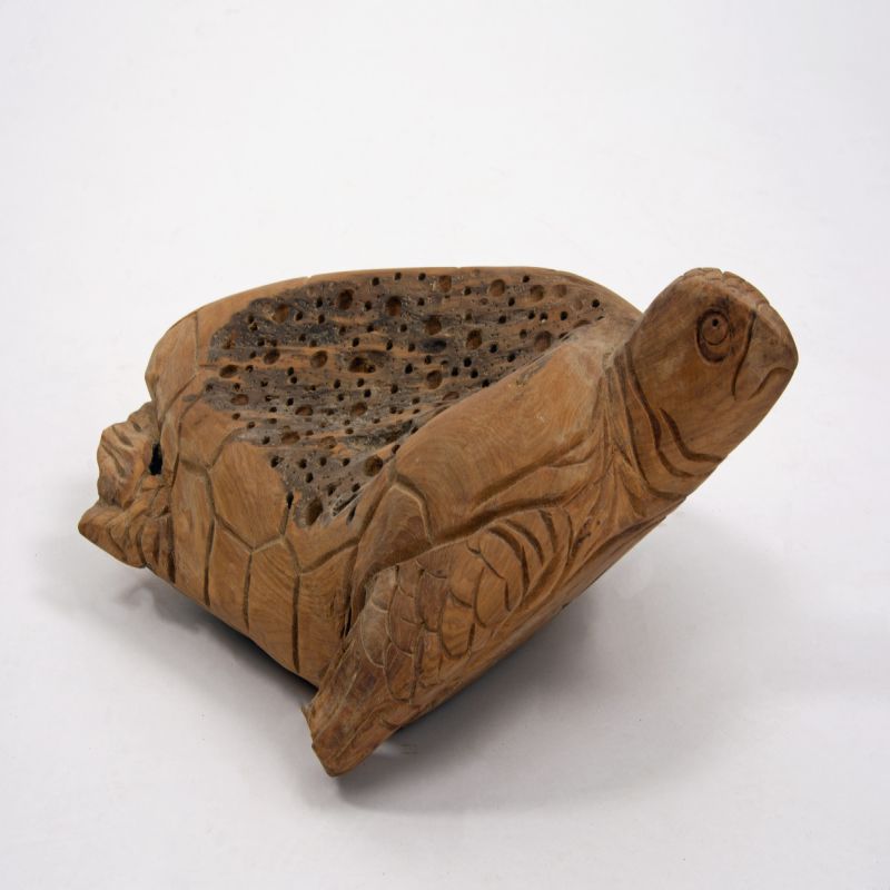 Reclaimed Teak Root Sculpture - Turtle