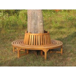 2.2m Teak Round Tree Seat - Sustainable Furniture