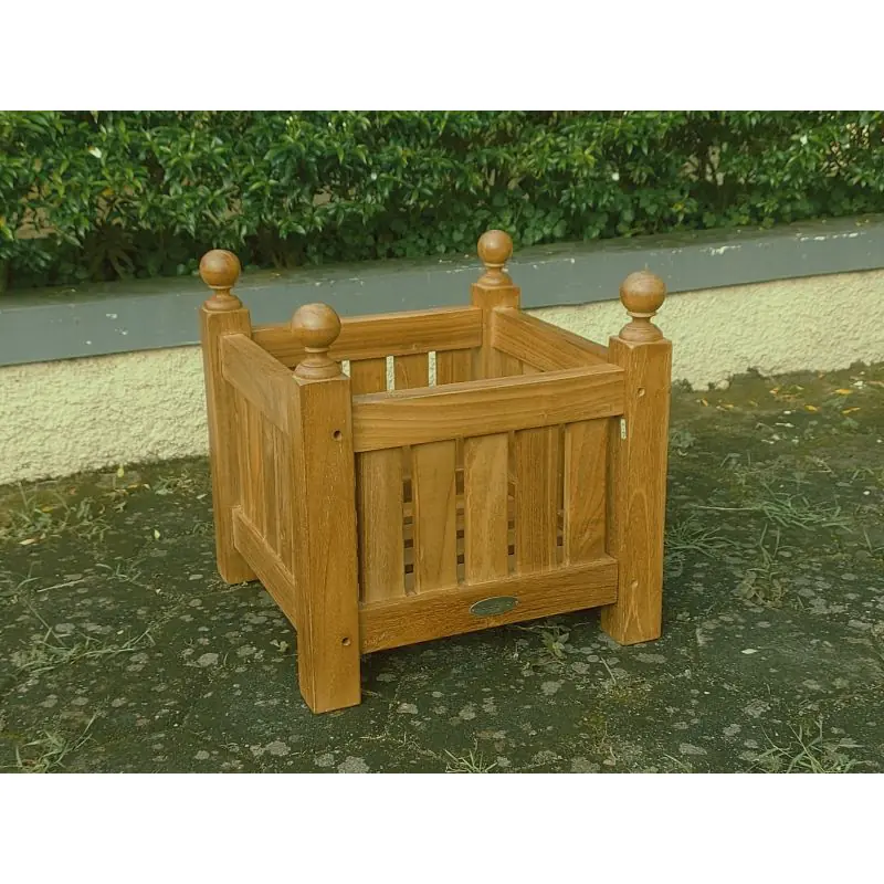 Small Teak Garden Planter