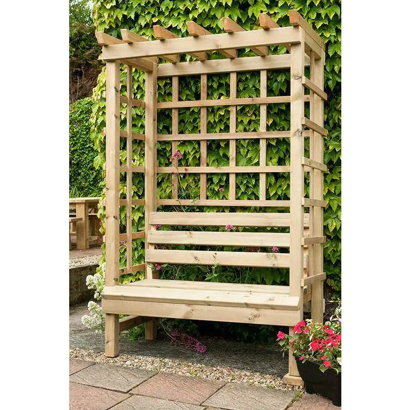 Swedish Redwood Arbour Seat 