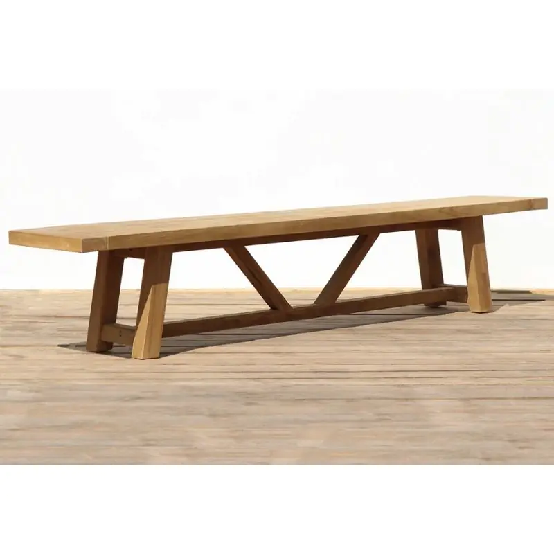 3.2m Reclaimed Teak Bali Outdoor Bench