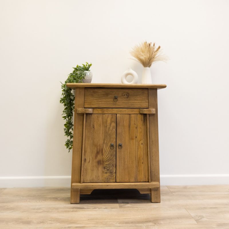 Reclaimed Elm Rustic Cabinet