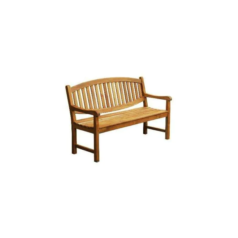 Oval Teak Garden Bench