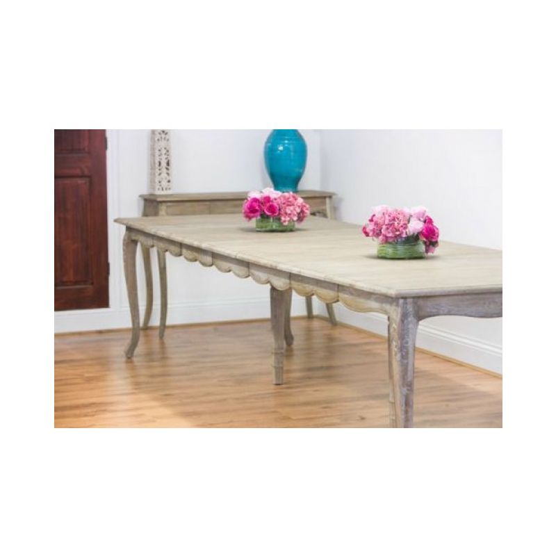 American Oak Extending Dining Table 