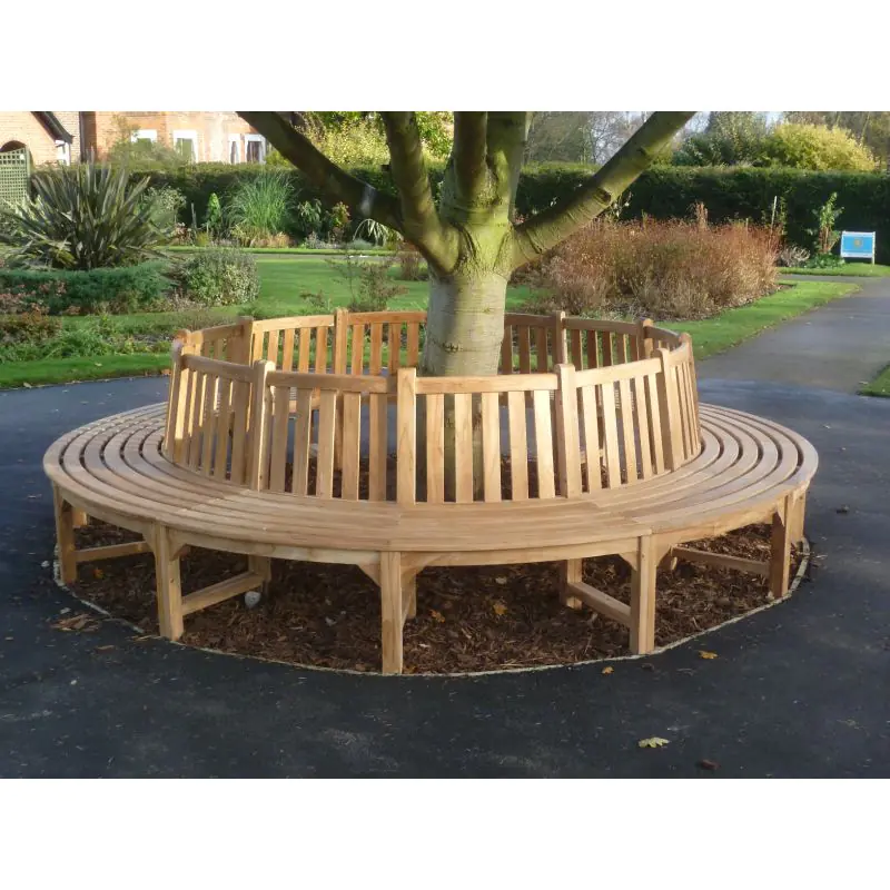 3.2m Teak Round Tree Seat