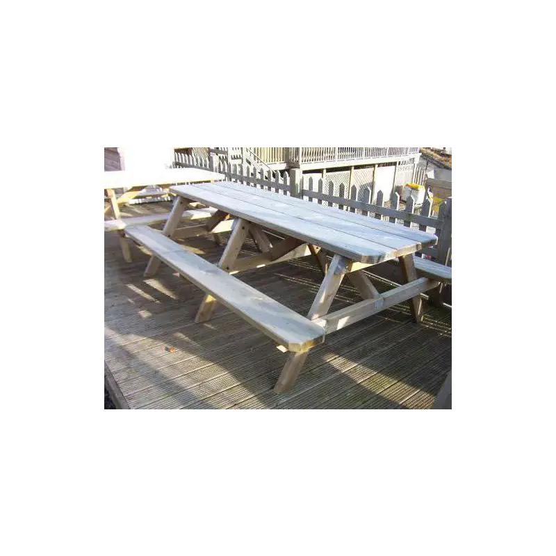 2.4m Double Length Picnic Bench