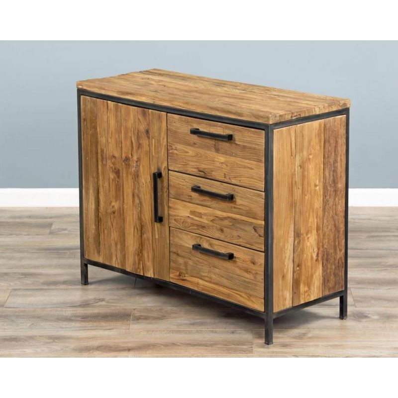 Urban Fusion Three Drawer Sideboard with Cupboard