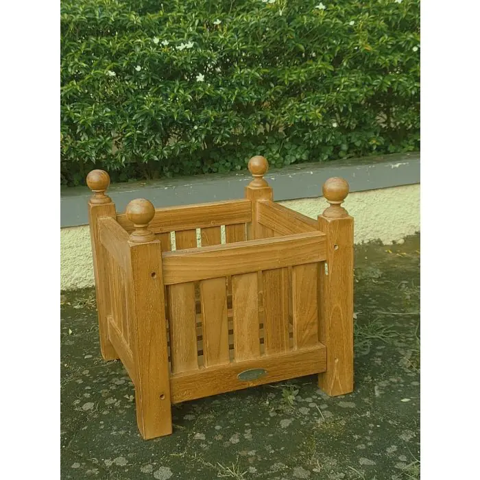 Small Teak Garden Planter - 3