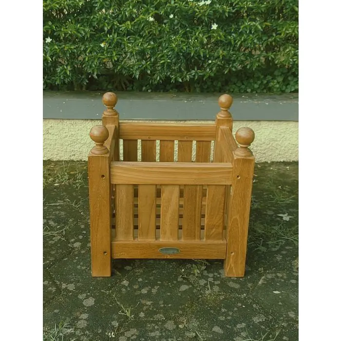 Small Teak Garden Planter - 1