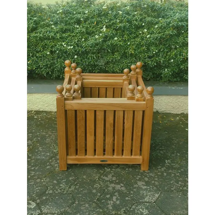 Teak Garden Planter Set - 4