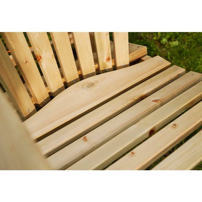 Swedish Redwood Adirondack Relaxing Garden Chair - Sustainable Furniture