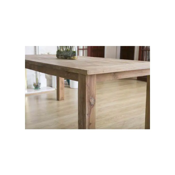 2m Reclaimed Teak Mexico Dining Table - 5