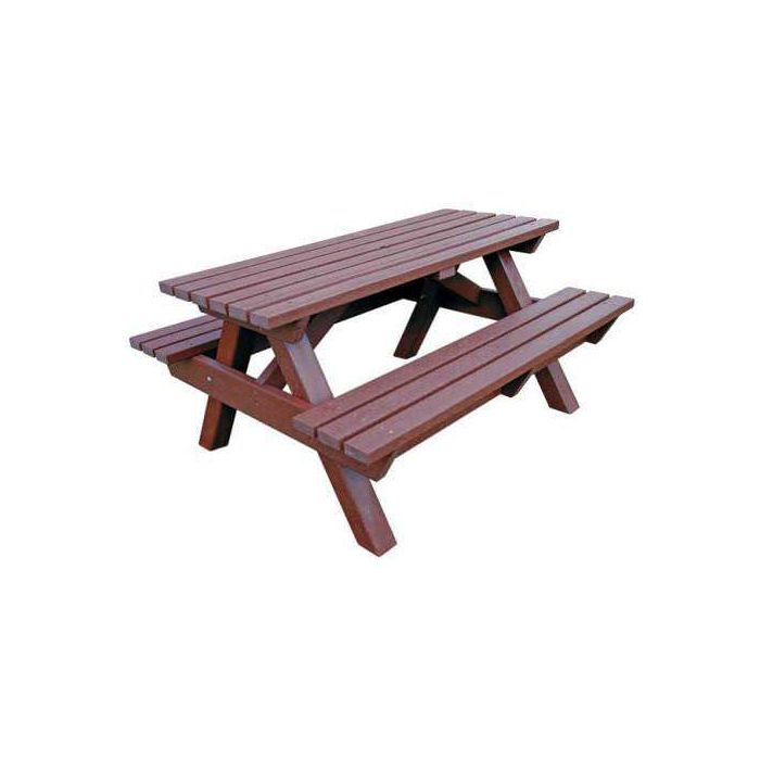 Heavy Duty Recycled Plastic Picnic Bench - Sustainable Furniture