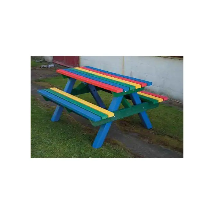 Recycled Plastic Heavy Duty Picnic Bench - 8