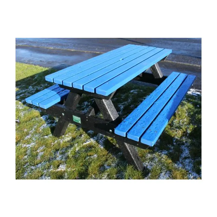 Recycled Plastic Heavy Duty Picnic Bench - 4