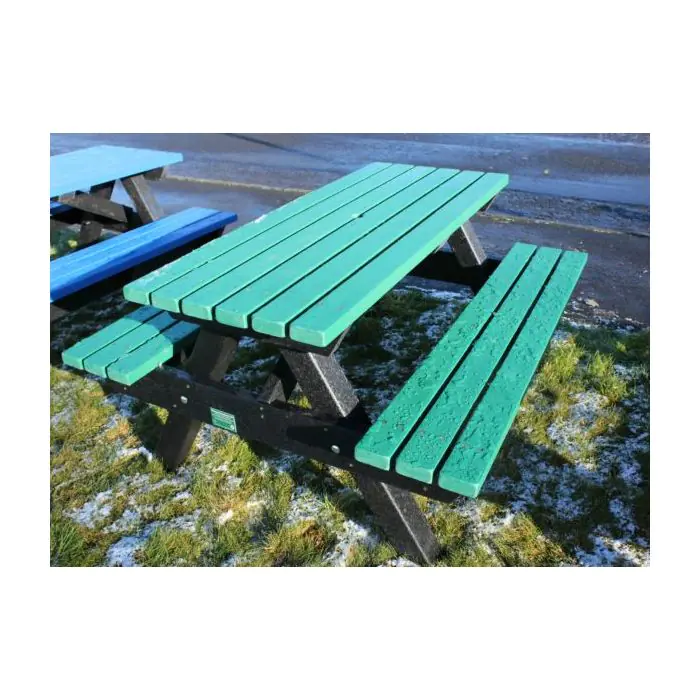 Recycled Plastic Heavy Duty Picnic Bench - 6