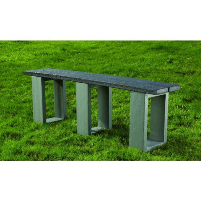 Recycled Plastic Modular Set - Table, U Seat & Bench - 3