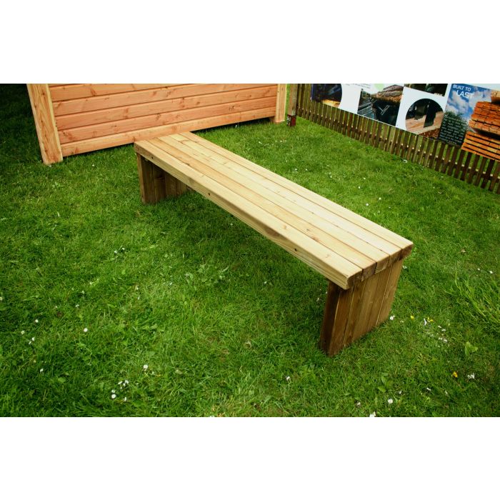 Douglas Fir Backless Bench - 2