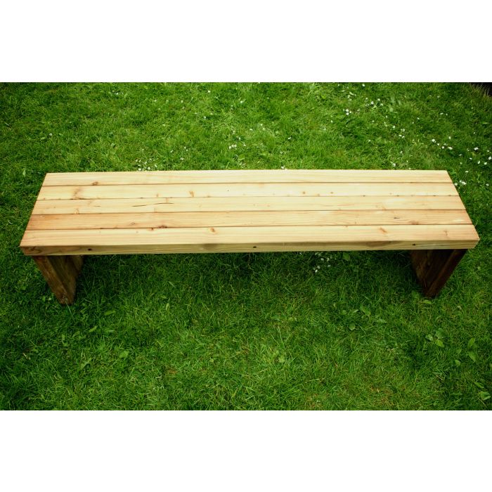 Douglas Fir Backless Bench - 4