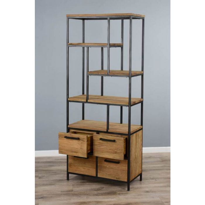 Urban Fusion Display Unit with Four Drawers - Sustainable Furniture