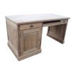 Reclaimed Teak Chunky Writing Desk - 0