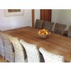 3m Reclaimed Teak Dining Table with 10 Latifa Chairs - 1