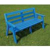 Recycled Plastic 3 Seater Sloper Bench - 4