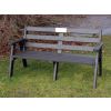 Recycled Plastic 3 Seater Sloper Bench - 0