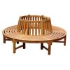 3.2m Teak Round Tree Seat - 1