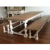 3m Ellena Dining Table with 2 Backless Benches - 0