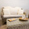 Jumo Natural Wicker Sofa Set - 8