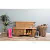 Reclaimed Elm Welly Boot Bench with Storage - 1