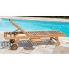 Richmond Teak Sun Lounger - 3