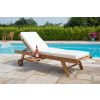 Richmond Teak Sun Lounger - 7