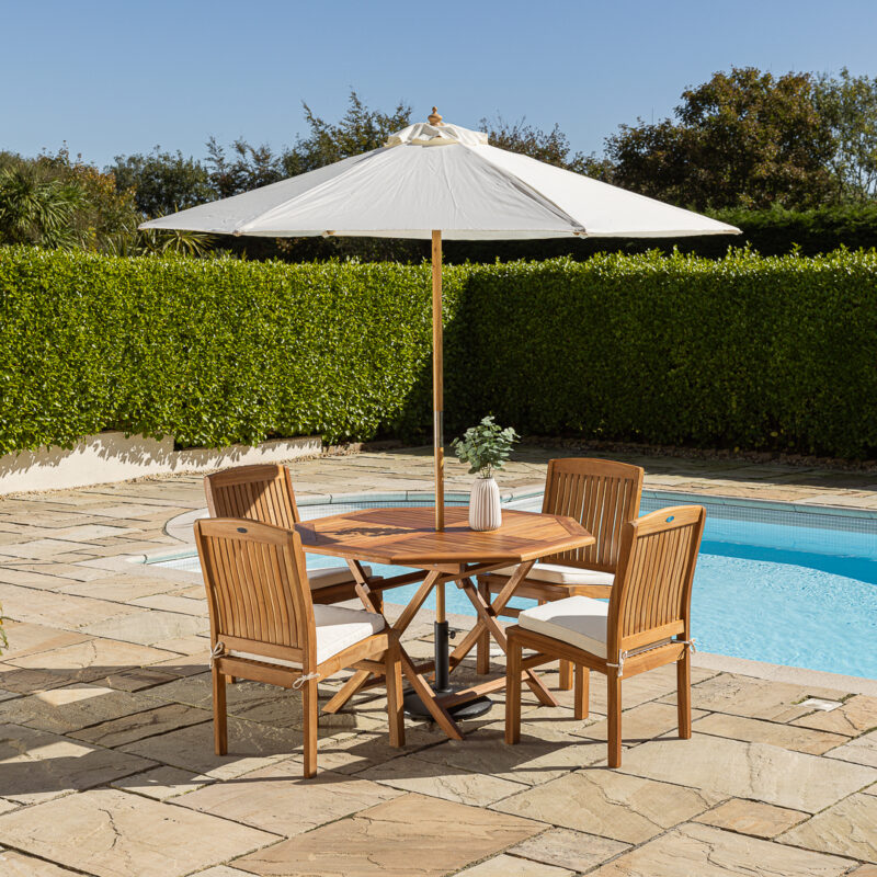 Koto 6 Seater Dining Set with Marley Chairs