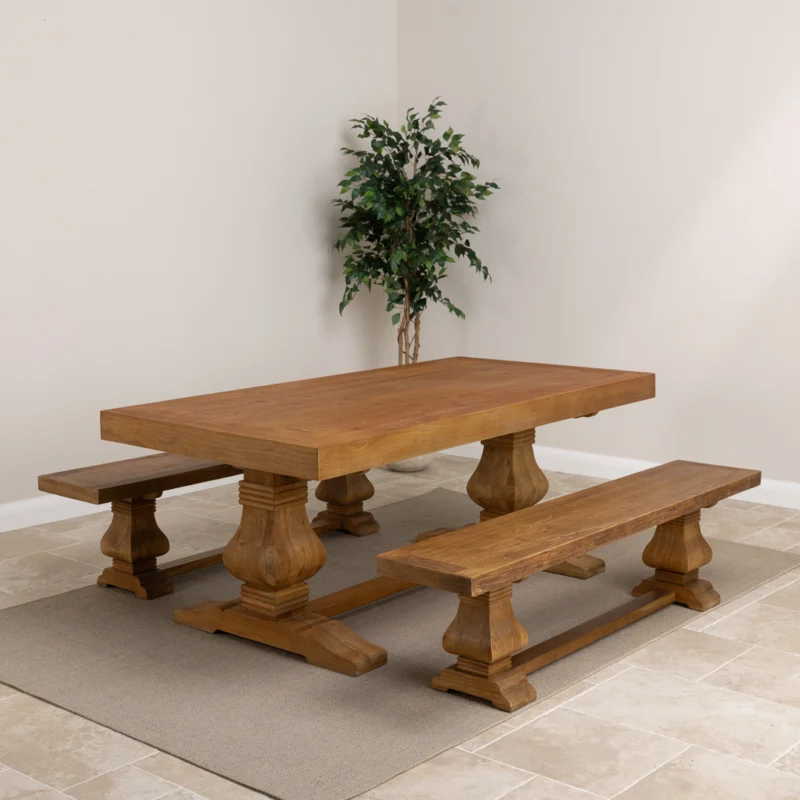Emara 6 Seater Bench Dining Set