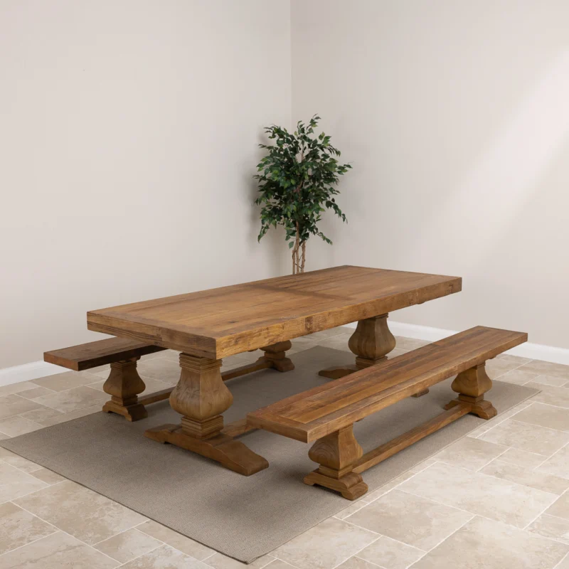 Emara 8 Seater Bench Dining Set