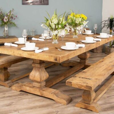 Emara 8 Seater Bench Dining Set