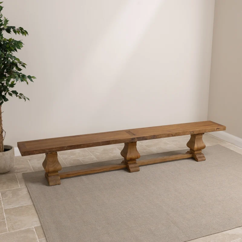 Emara 270cm Pedestal Dining Bench