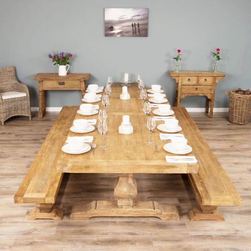 Emara 10 Seater Bench Dining Set